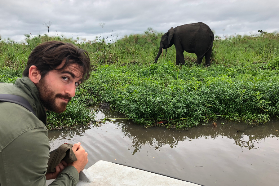 Safari-pirogue au parc national de Loango - ©Koussou Travel Agency