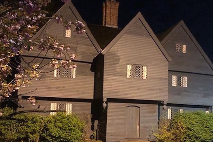 The Witch House at night - ©Salem Historical Tours
