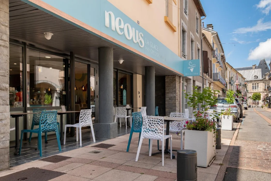 Terrasse de la Glacerie Artisanale Neous Lannemezan