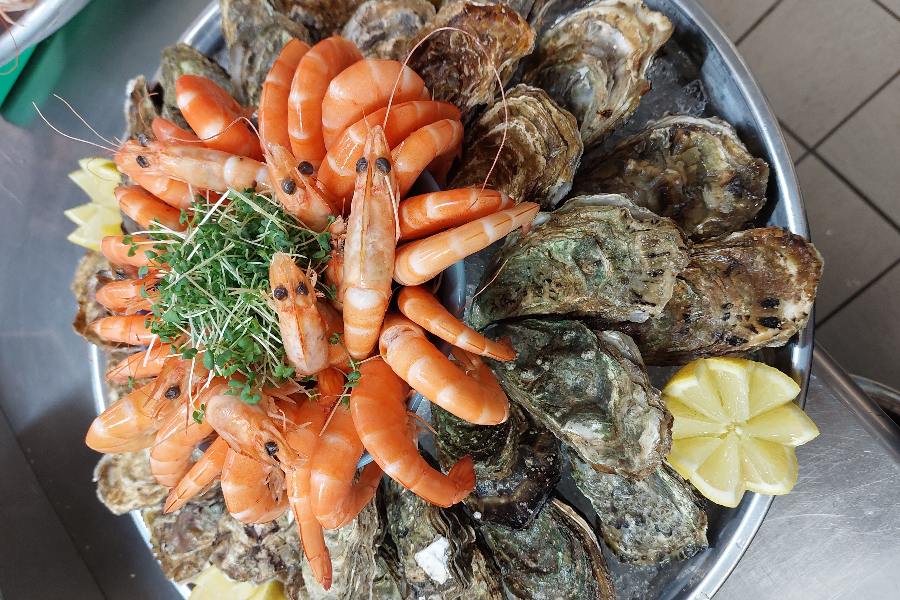 Plateau de fruits de mer sur réservation