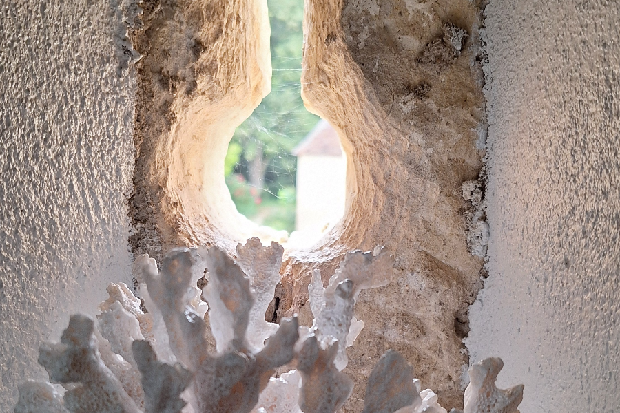 Vue depuis la tour de la chambre Mésange où se situe la salle de bain - ©Petit Futé