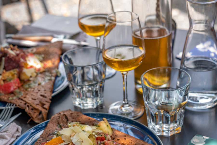 crêpes et cidre chez Tiapoca - ©Dans la Lentille de Mlle Deufre