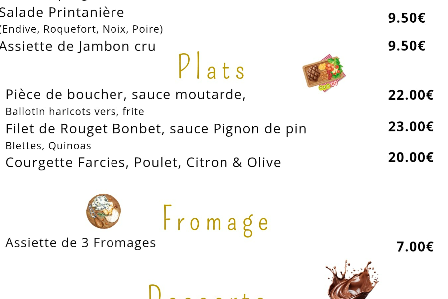 Notre carte du moment