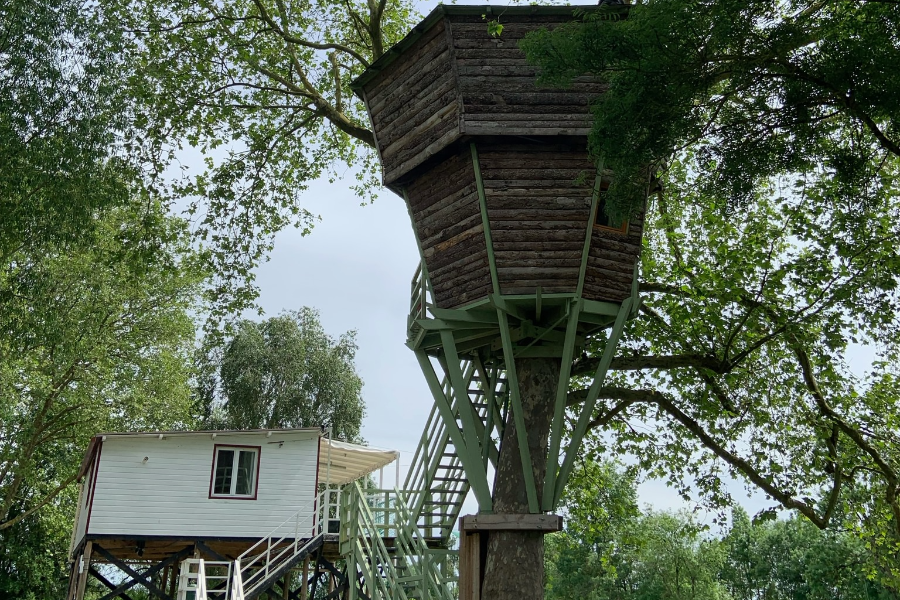  - ©CAMPING BELLE RIVIÈRE - CABANE DANS L'ARBRE