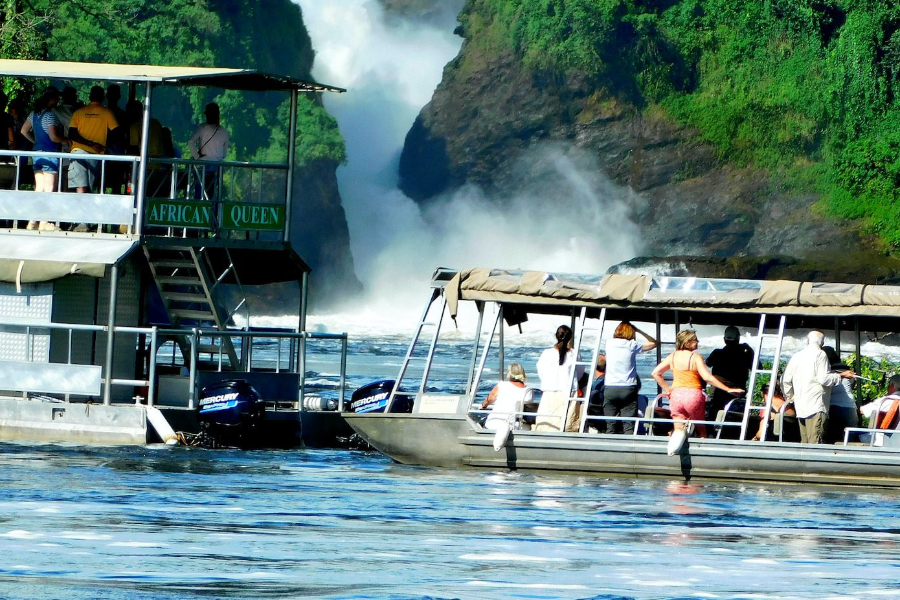 Boat cruise to the bottom of the famous Murchison Falls - ©Pamoja Safaris Uganda