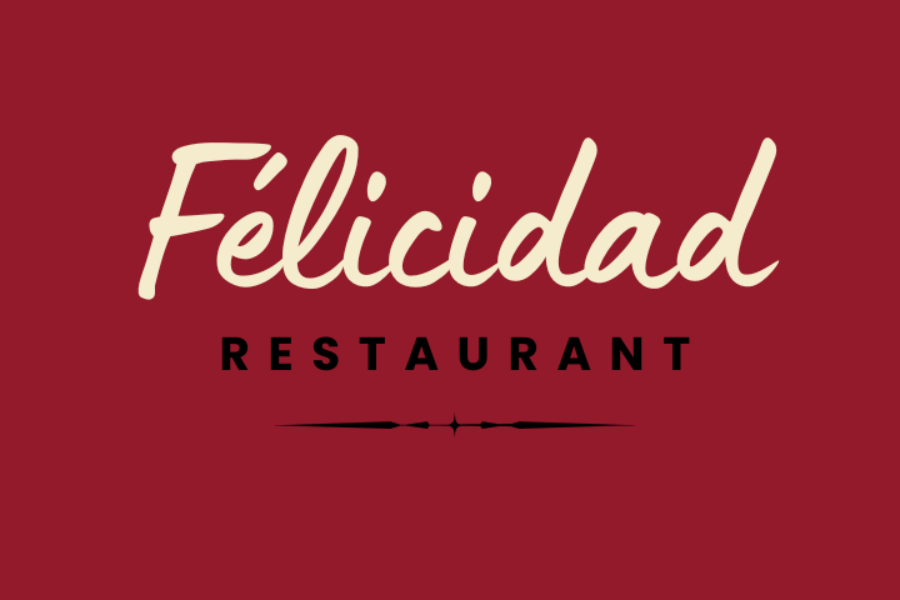 Logo restaurant felicidad canet - ©copyright