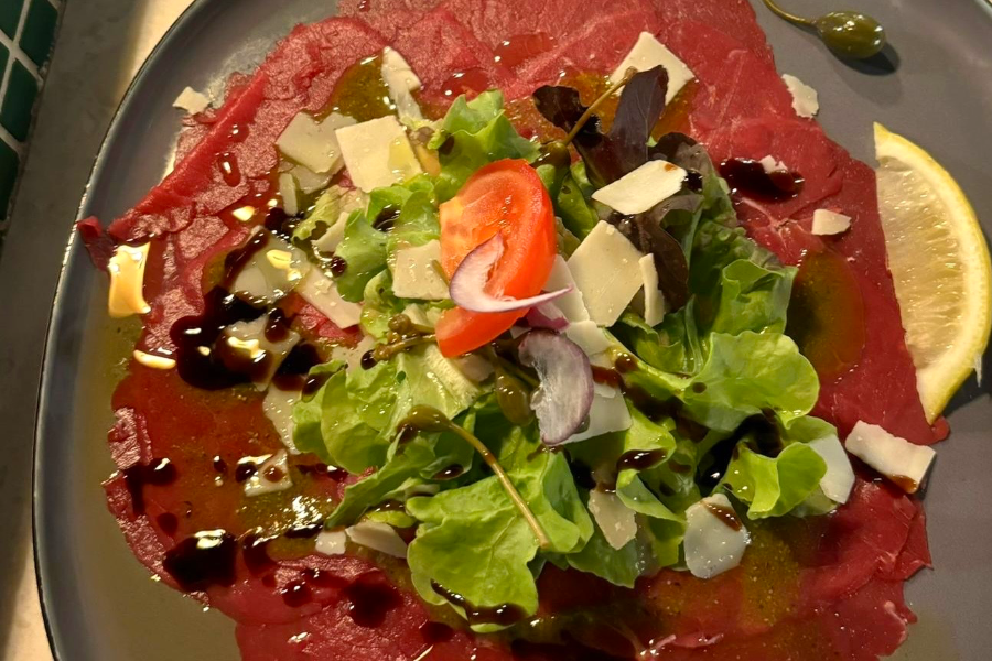 Carpaccio de boeuf charolais français