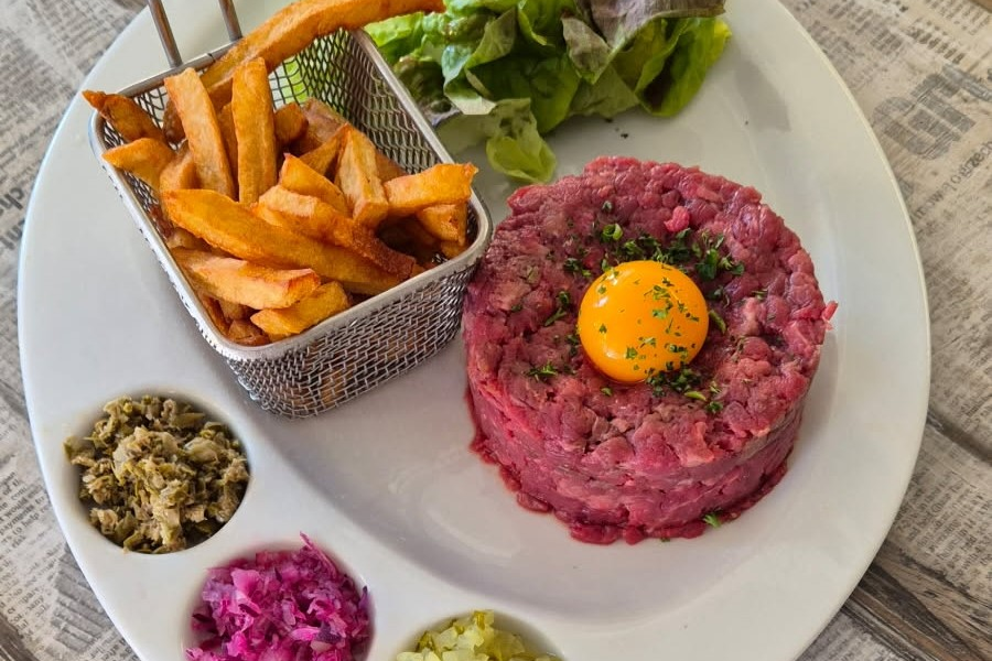 Tartare de boeuf Charolais au couteau