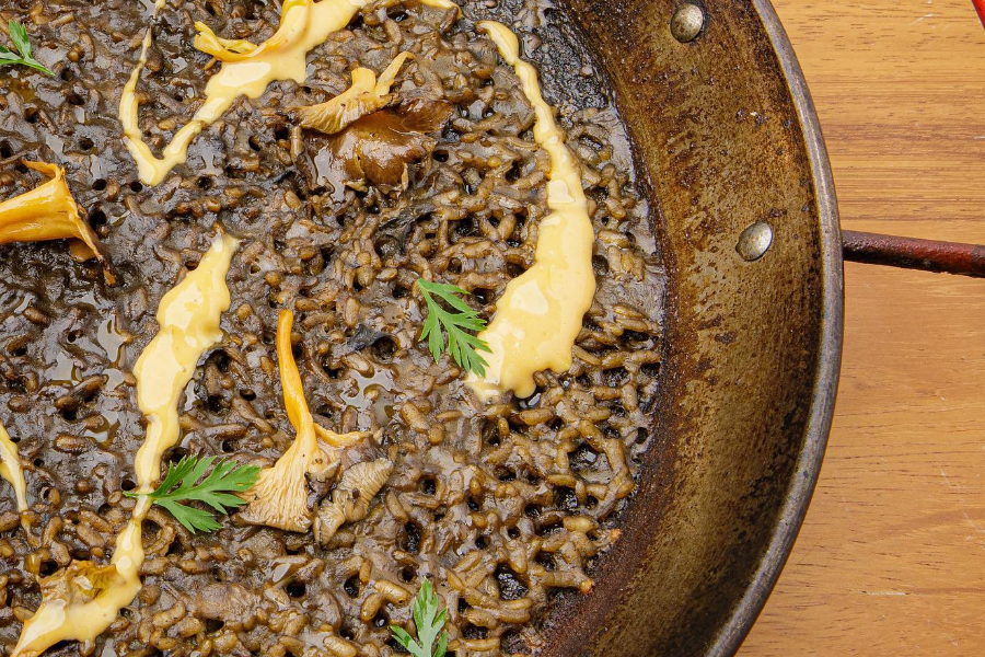 Arroz de trompeta de la muerte - ©Cruix Restaurant