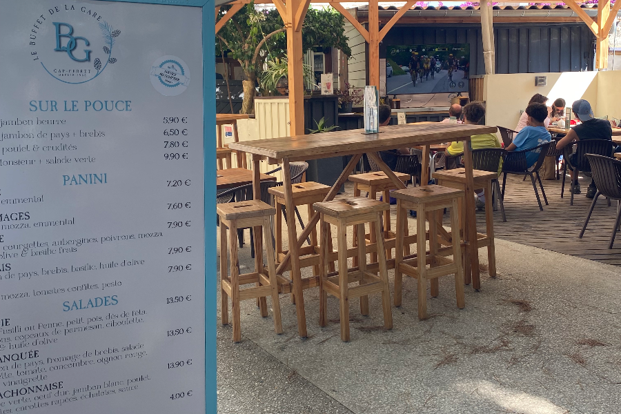 Le buffet de la gare