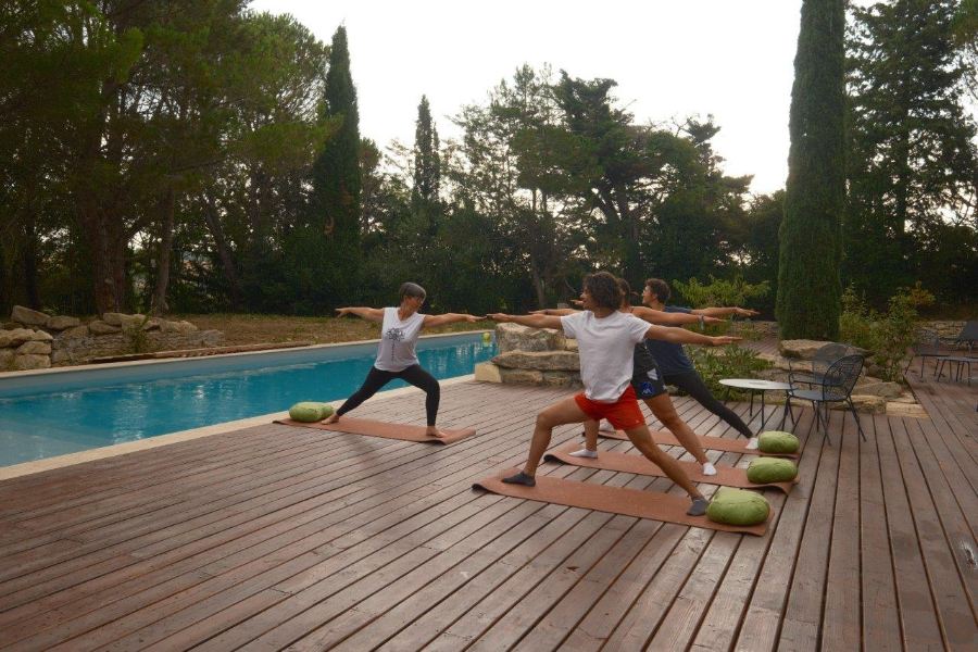 Domaine de Camboyer - séance de Yoga - ©Domaine de Camboyer