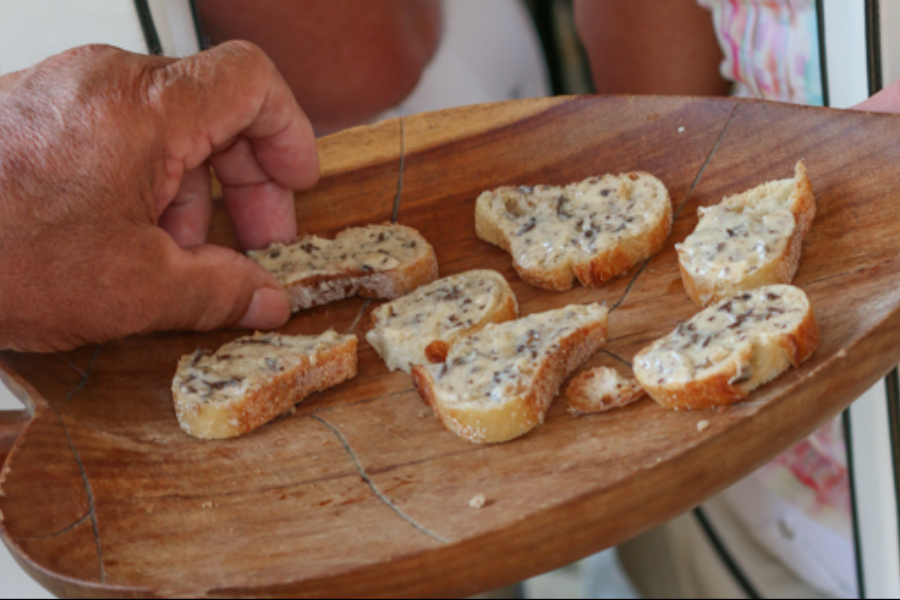 Dégustation beurre de truffe