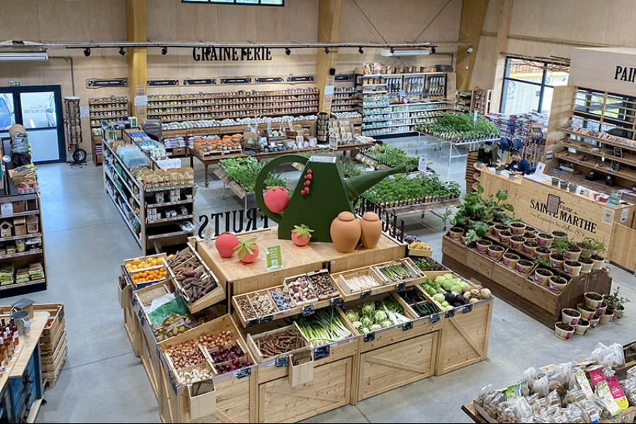 Vue d'ensemble du magasin