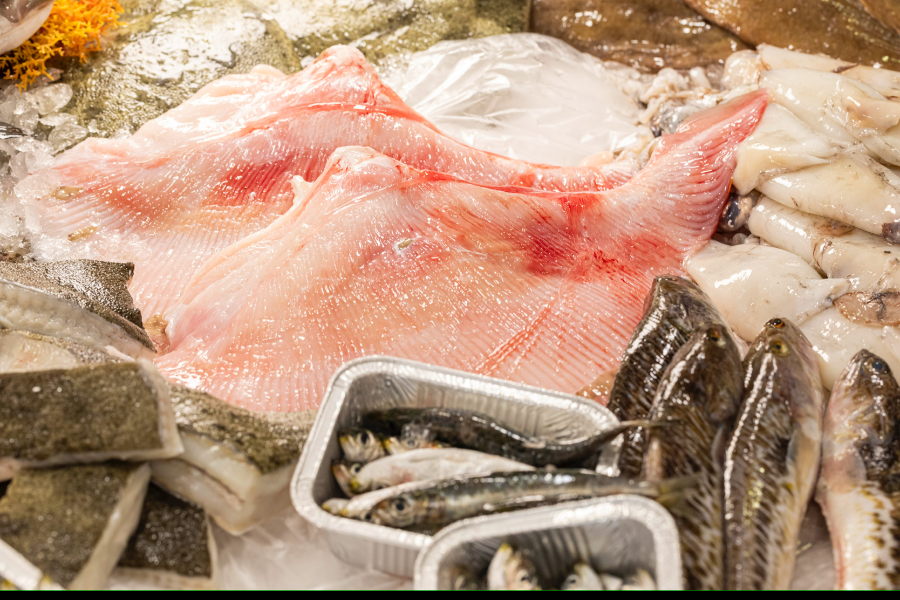 Aille de Raie/ sardines et vives