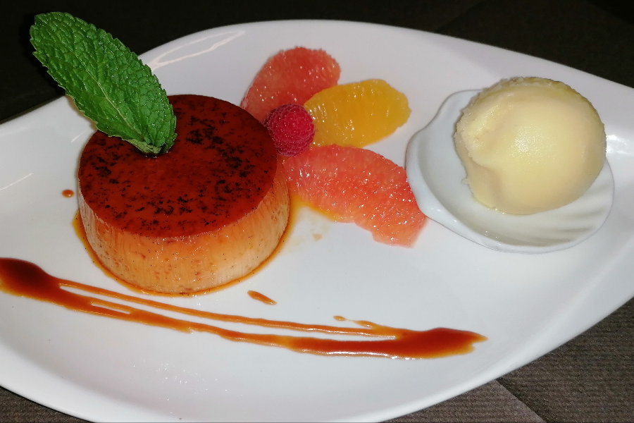 CREME CARAMEL, SUPREME D'AGRUMES - ©PROPRIETAIRE