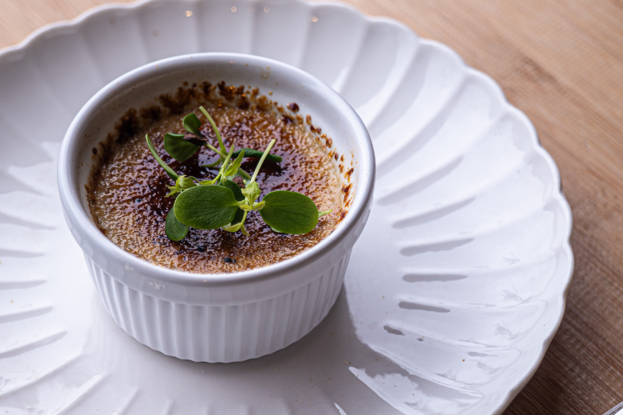 crmèe brûlée aux champignons