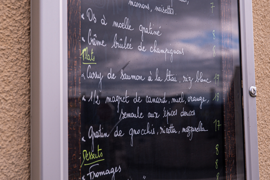 exemple de menu du midi