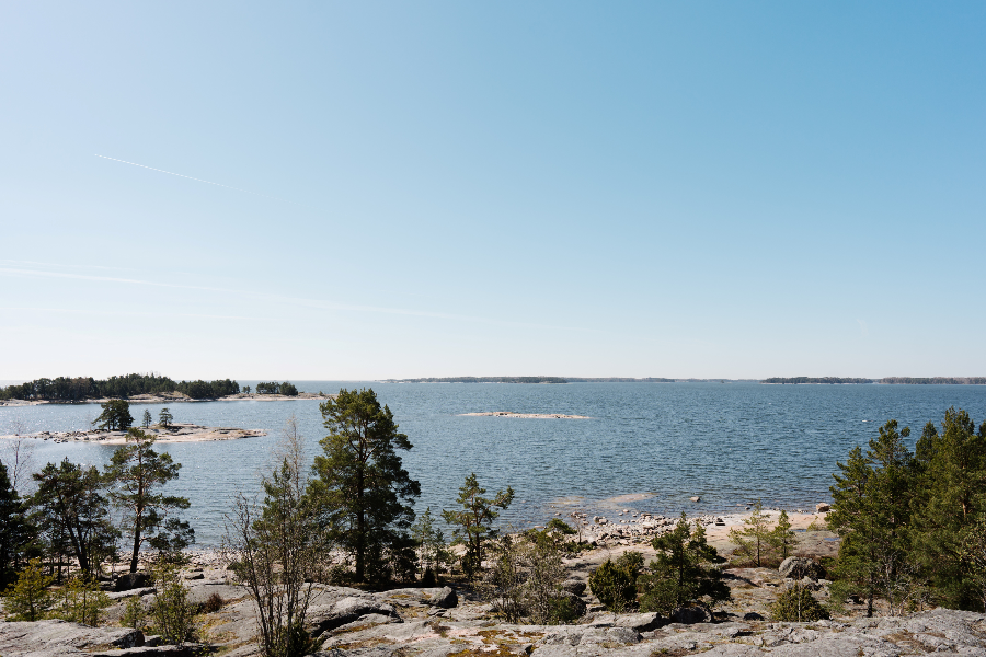 Mer baltique, vue depuis Kopparnäs