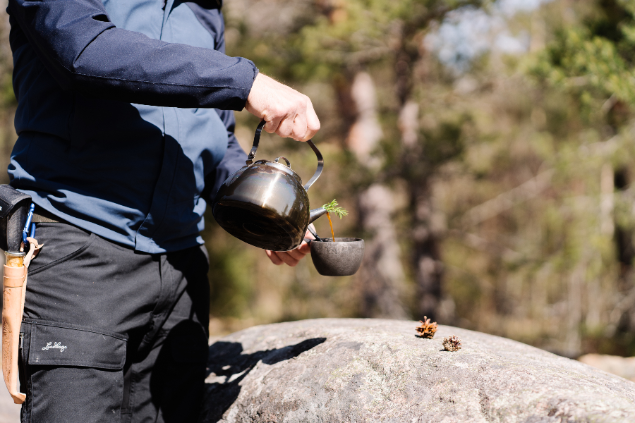 L'art du café cusiné au feu de bois