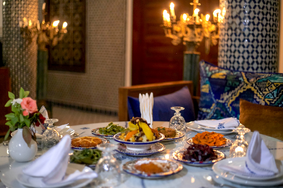Riad Fes Ziyat diner