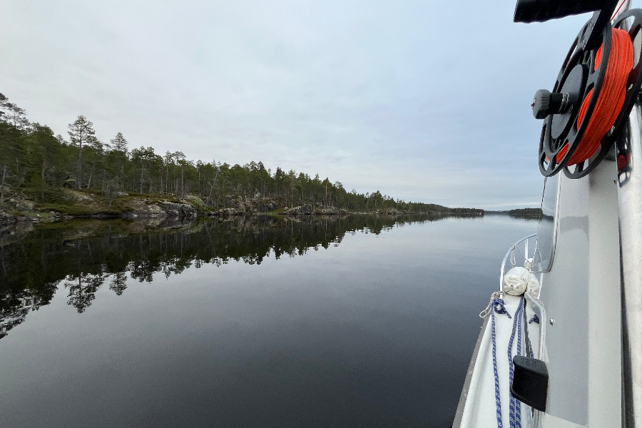 Private boat cruises & fishing tours on Lake Inari