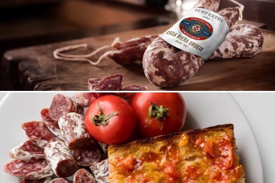 fuet et saucisson de Vic