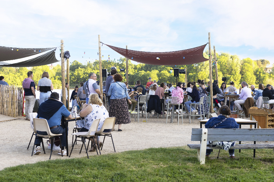 Une soirée concert à la Base Guinguette