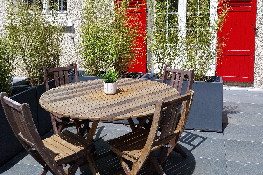 Terrasse du gîte 