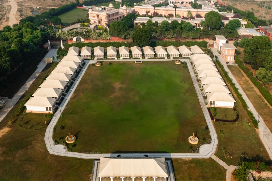Magnificent View Of Palatial Garden