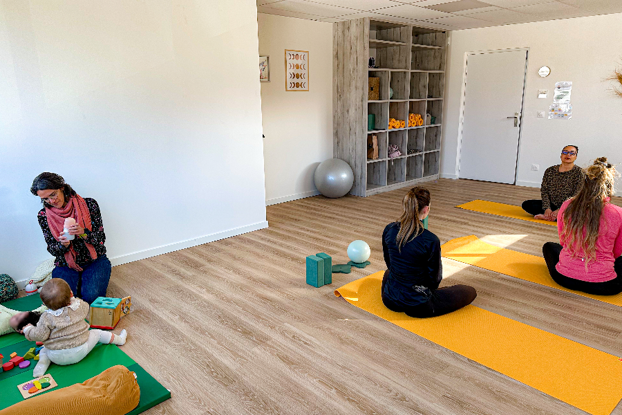 Cours de sport et garde d'enfants