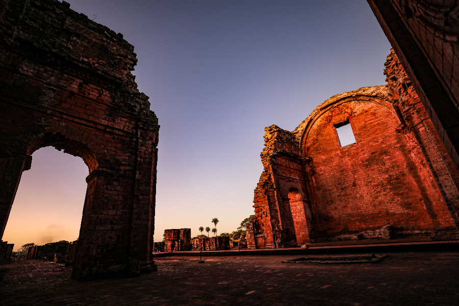 Ruines de la mission jésuite Santísima Trinidad de Paraná, région d'Yvy, séjour sur mesure au Paraguay