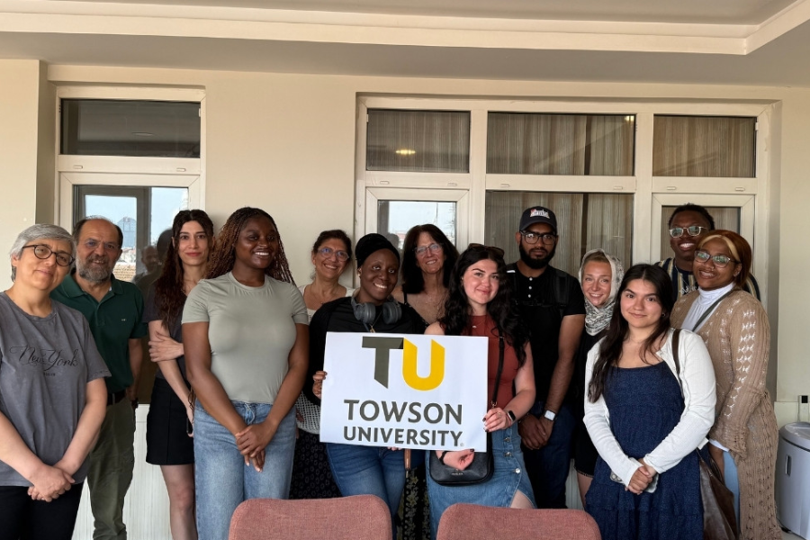 Towson University medical students at Human Rights Office