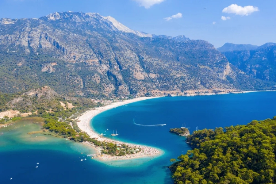 Beautiful turquoise coast of Fethiye