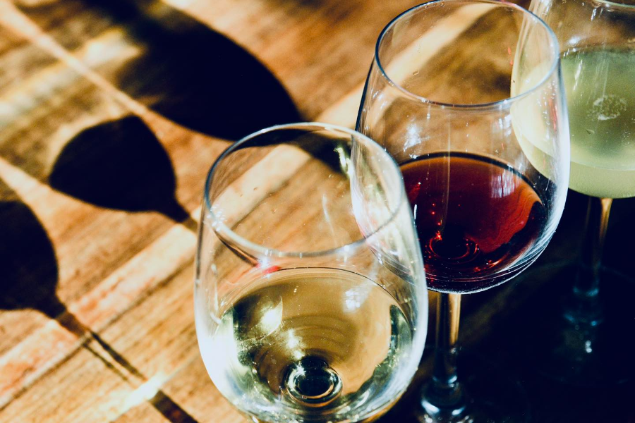Wine menu available