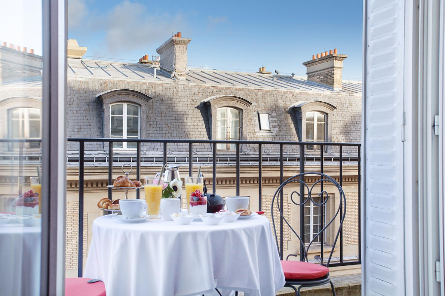 hotel trianon rive gauche paris breakfast petit dejeuner - ©hotel trianon rive gauche paris