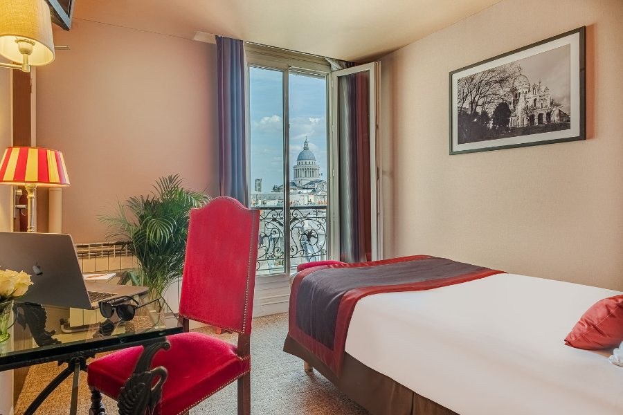 hotel trianon rive gauche paris single room - ©hotel trianon rive gauche paris