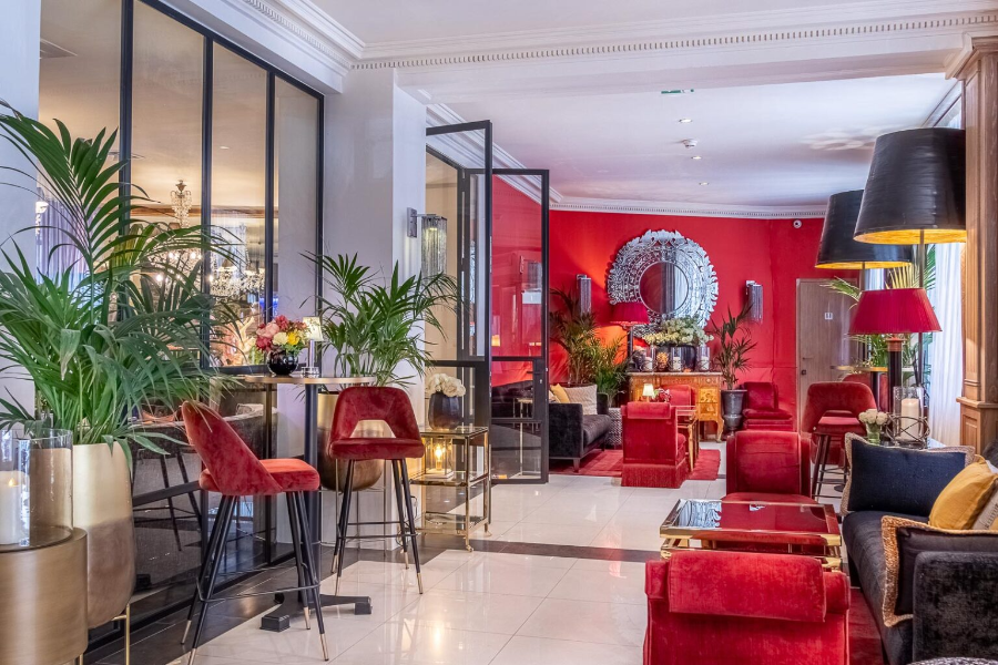 hotel trianon rive gauche paris lobbie bar - ©hotel trianon rive gauche paris