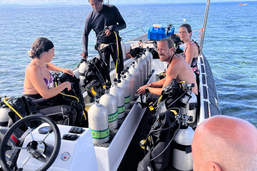 Profitez du Nitrox sur un bateau confortable