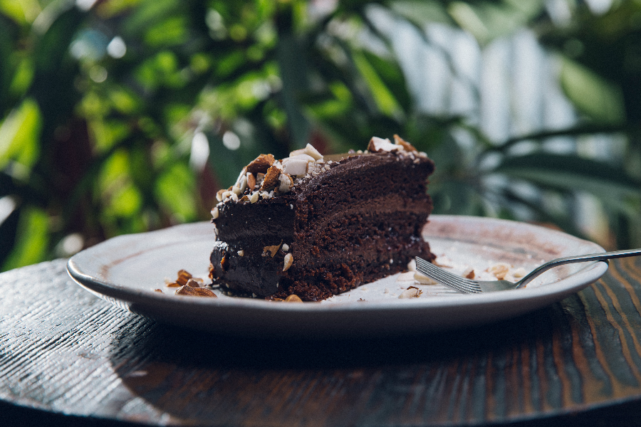 Triple chocolate cake