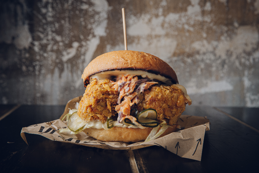 Chick'n burger