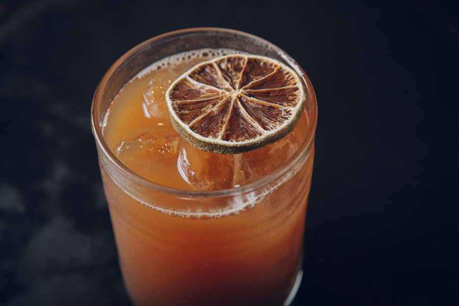 Passion fruit iced tea