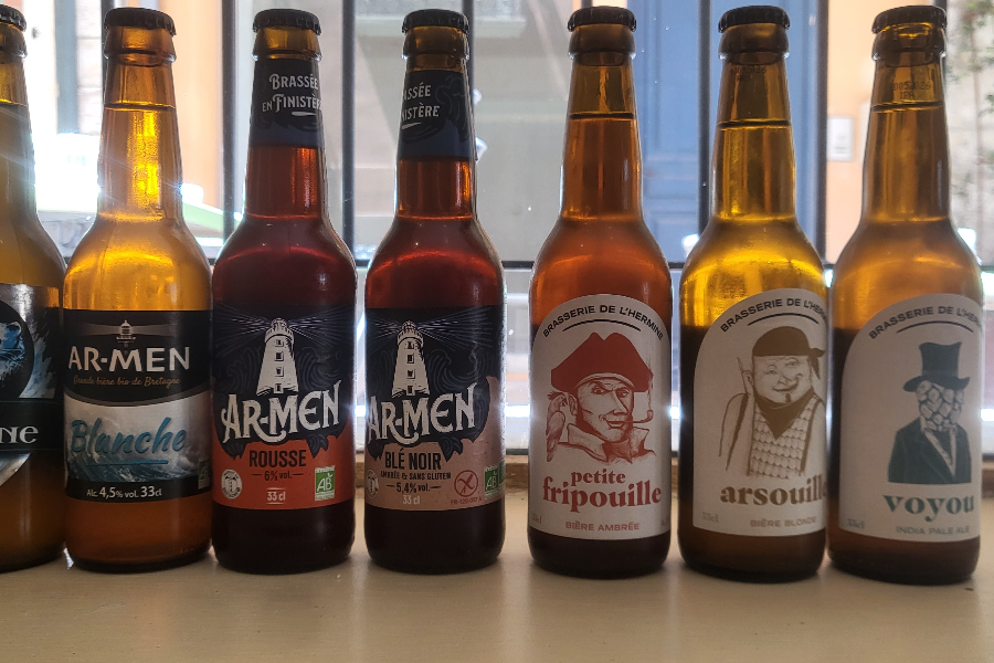 Notre sélection de bières Bretonnes