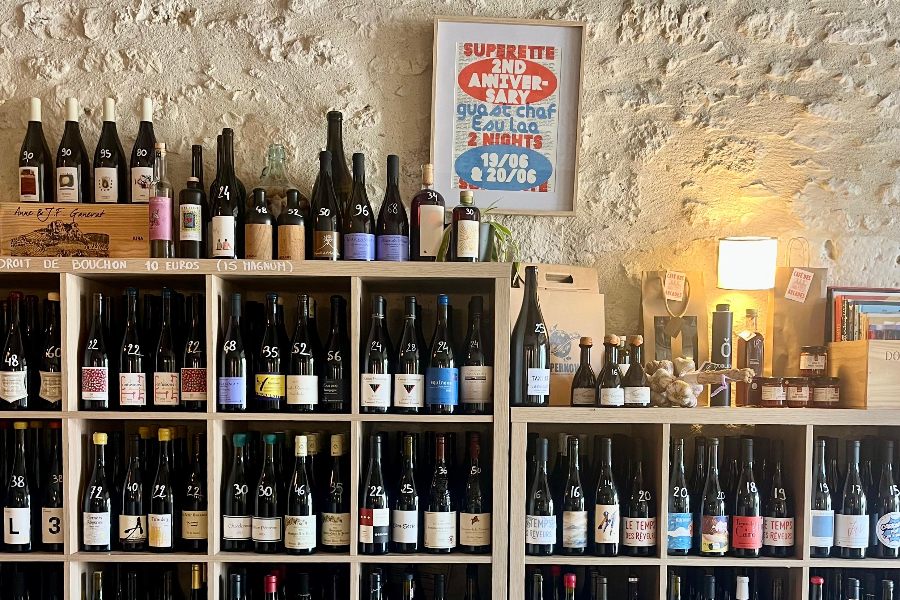 Cave vins Café des Aracades Solomiac