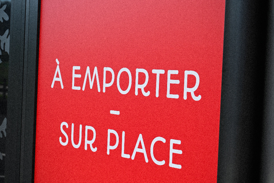 A emporter ou sur place