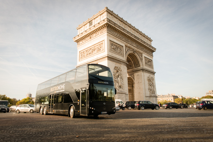 Point de départ à l'Arc de Triomphe