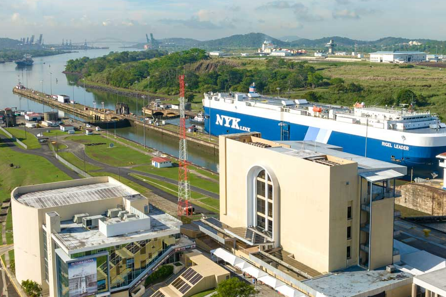 Canal de Panama (Centre de visite des écluses de Miraflores)