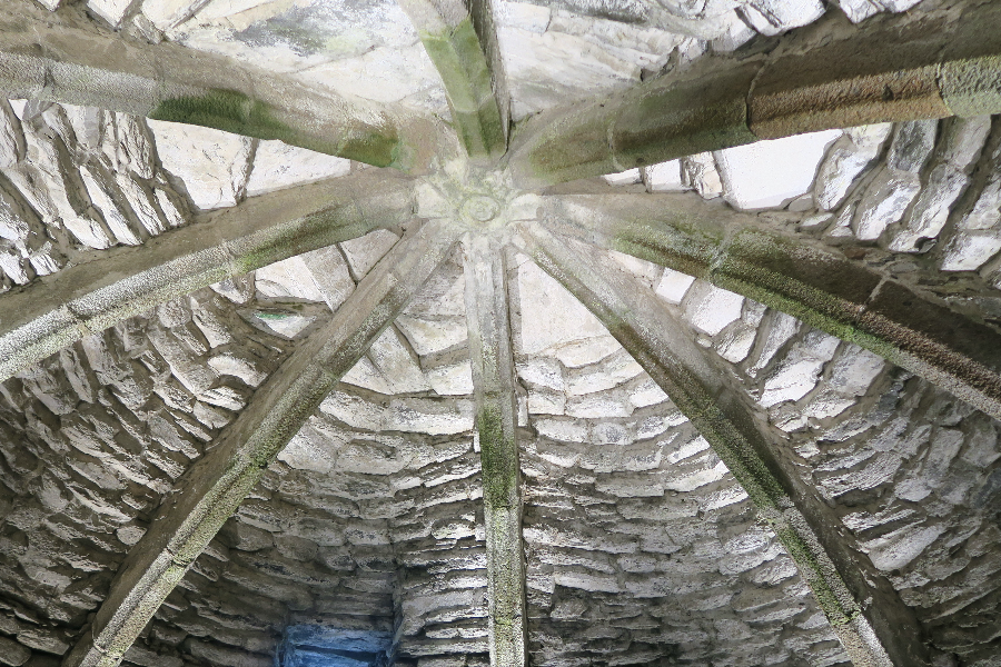 La Voûte en ogive dans le donjon du château de la Roche Goyon - ©Château de la Roche Goyon - Andrews Masbath