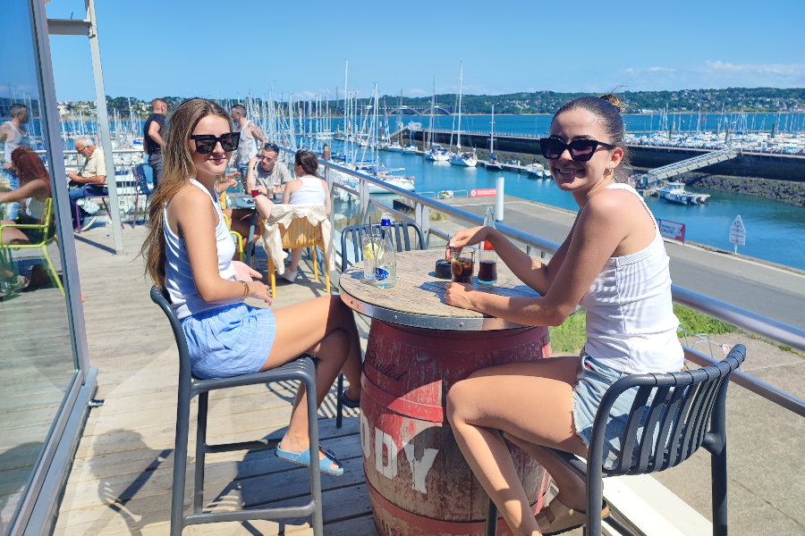 La terrasse du Tour du Monde est une des plus sympas de Brest ! - ©Enora Heurtebize