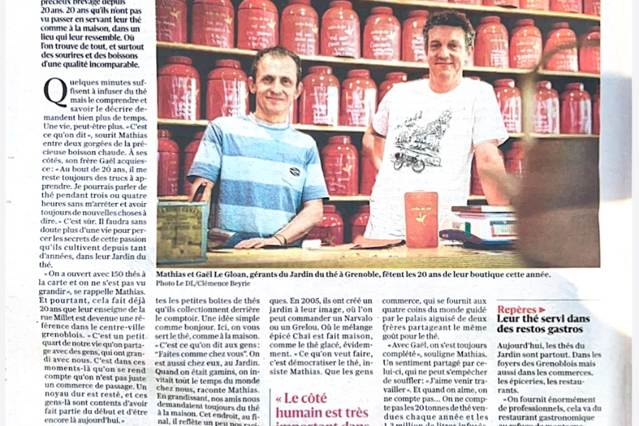 Article dans le dauphiné