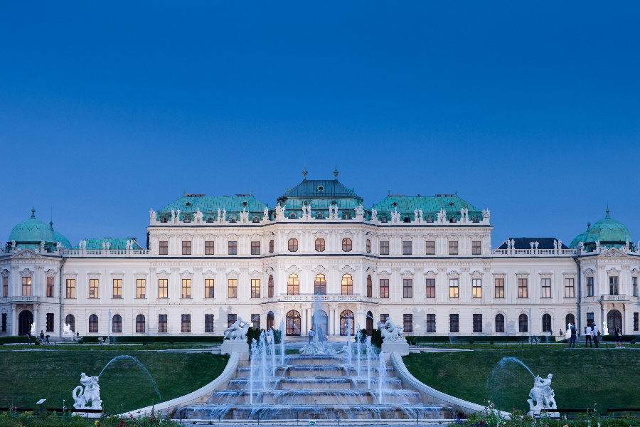 Oberes Belvedere, Nordseite - ©Ian Ehm (c) Belvedere, Wien